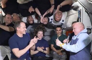 NASA Astronaut Tom Marshburn Handed Over Command of ISS