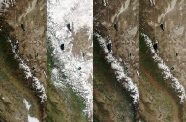 Fluctuations sauvages de la neige dans la Sierra Nevada - Alternance d'extrêmes sur la chaîne de montagnes californienne