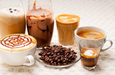 Assorted Types of Coffee Drinks