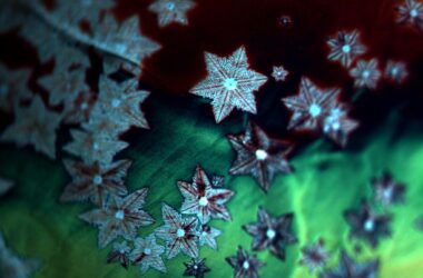 Snowflakes Etched in Graphene