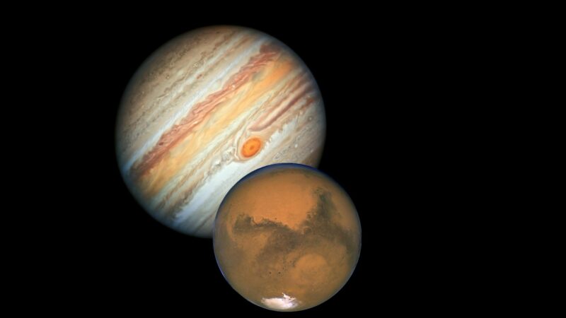 Ne manquez pas : Une vue privilégiée de la conjonction Mars-Jupiter.