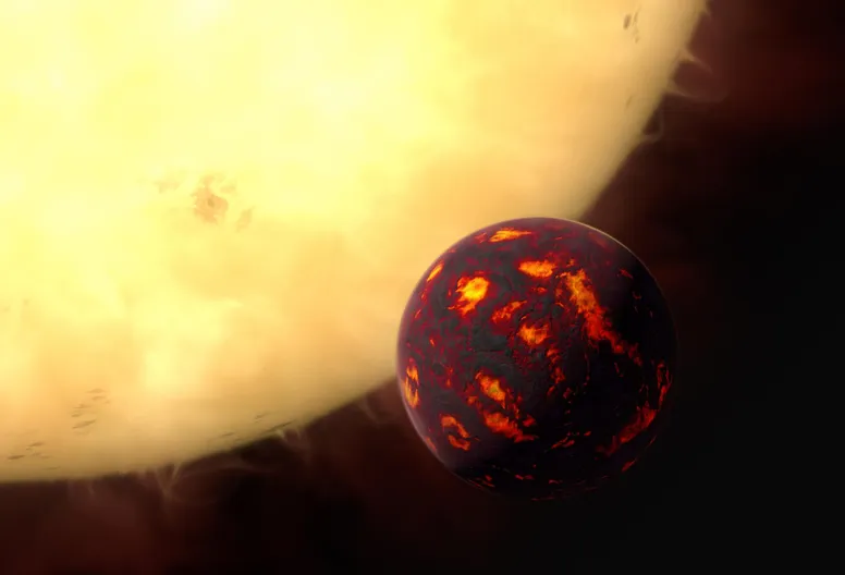 55 Cancri e Super-Terre Exoplanète