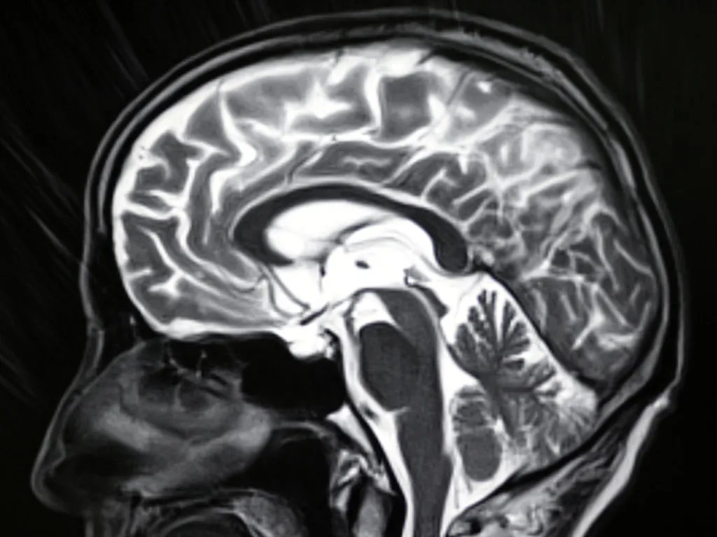 Image IRM du cerveau humain