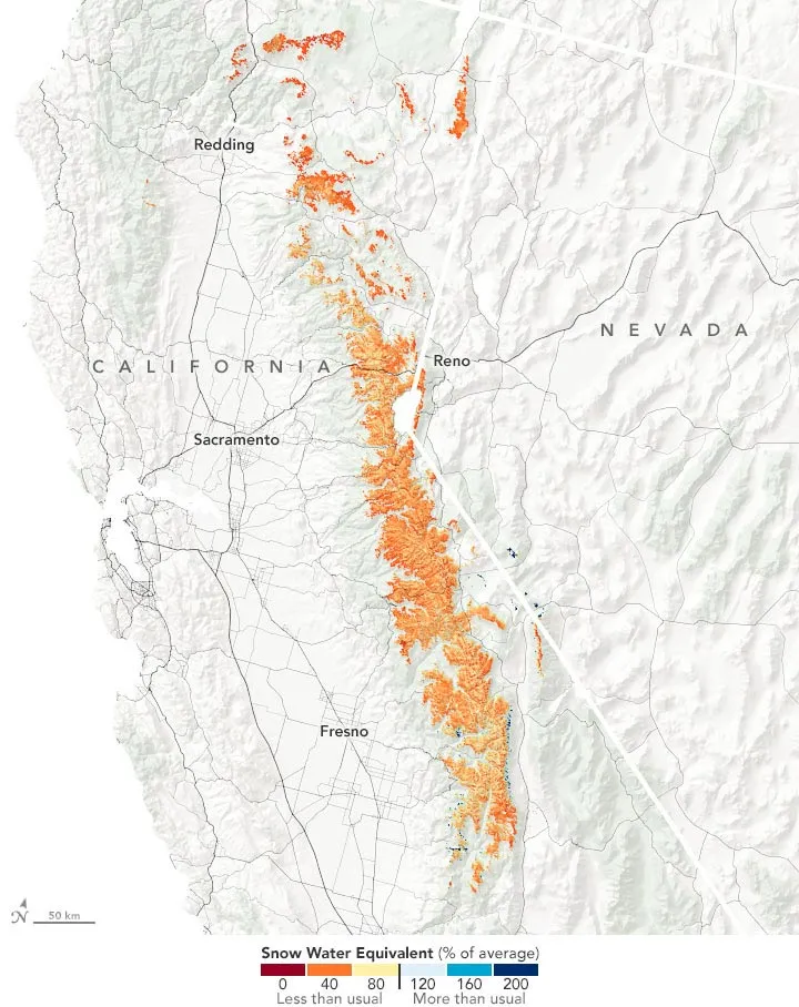 Neige de la Sierra Avril 2022 annotée