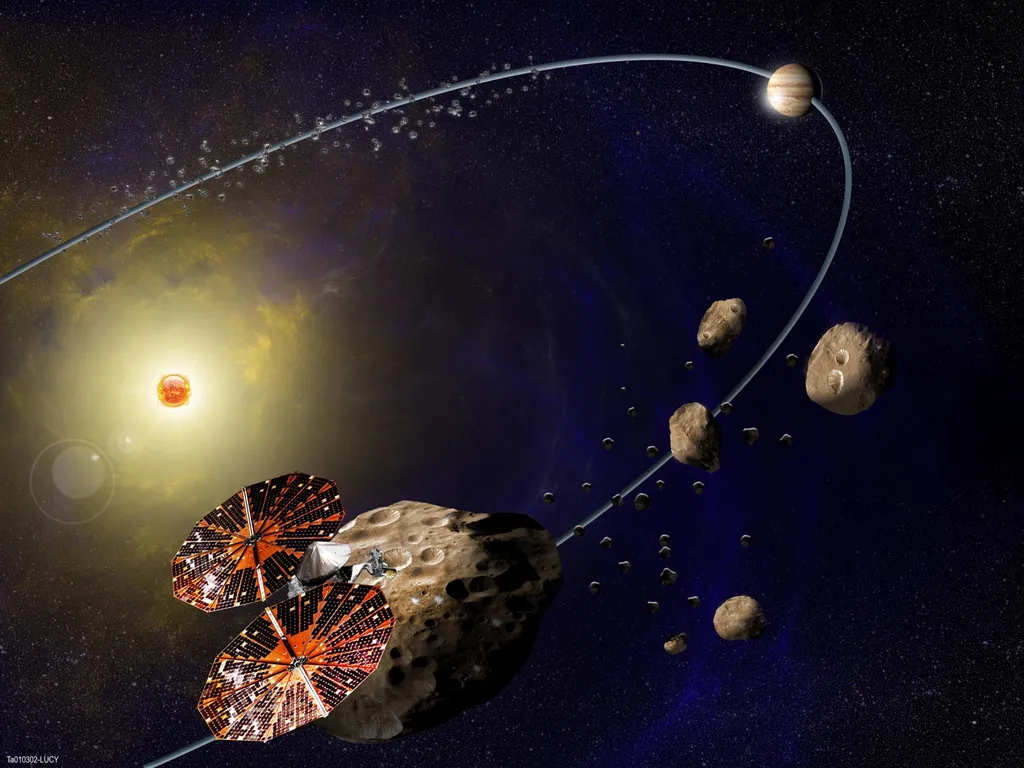Première reconnaissance d'astéroïdes troyens par la mission Lucy de la NASA