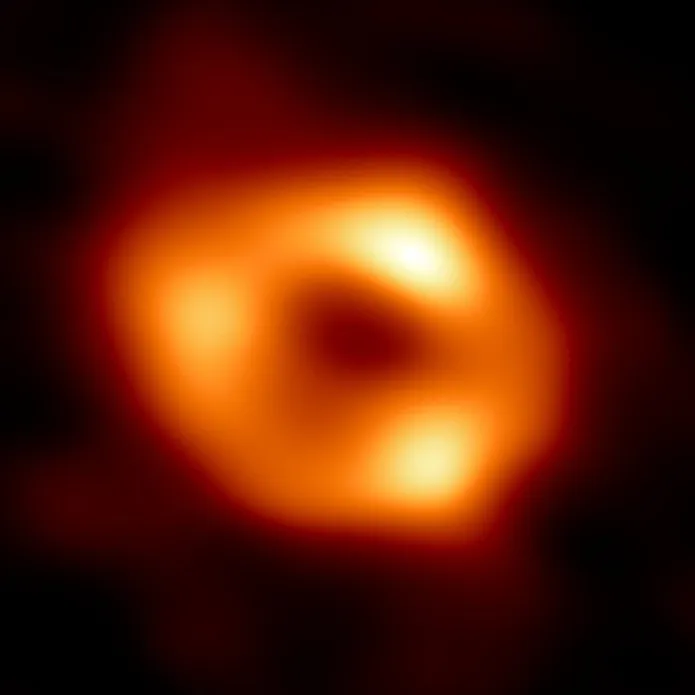 Première image de notre trou noir Sagittarius A*.