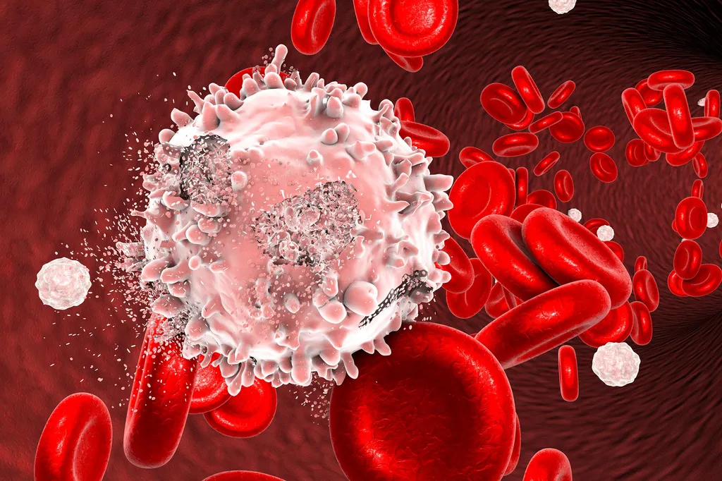 Concept d'artiste Nanoparticule Immunothérapie Cancer