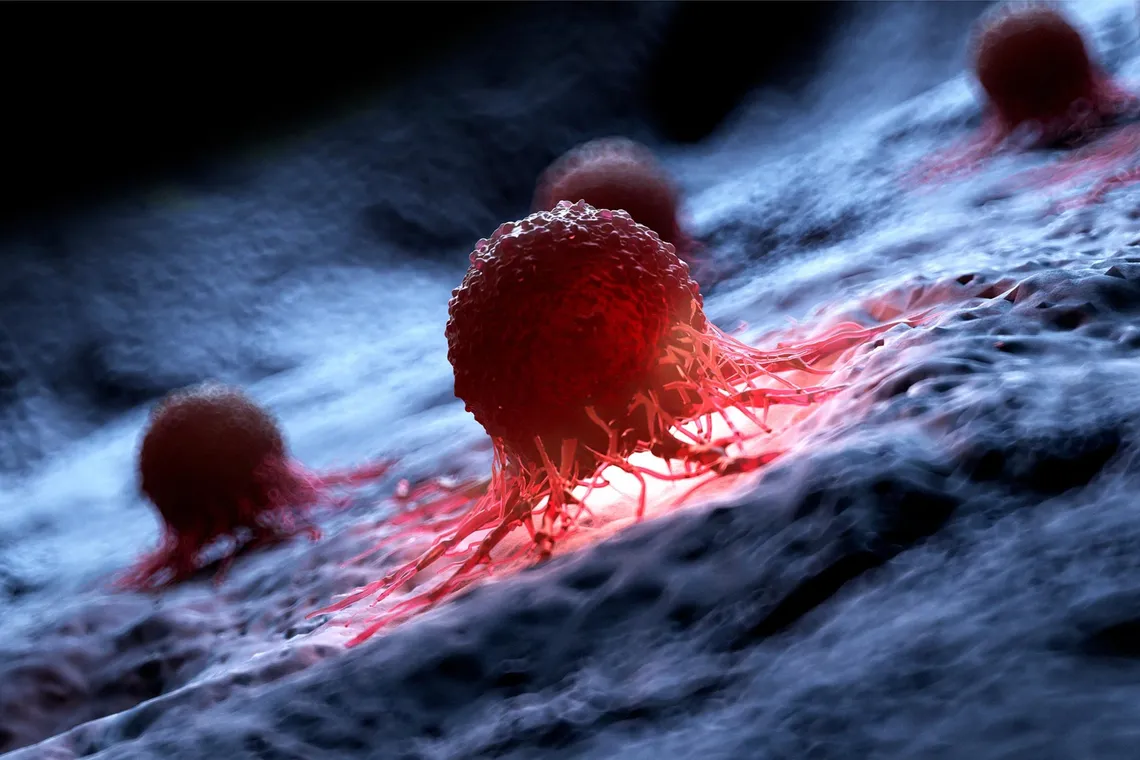 Illustration d'une cellule cancéreuse humaine