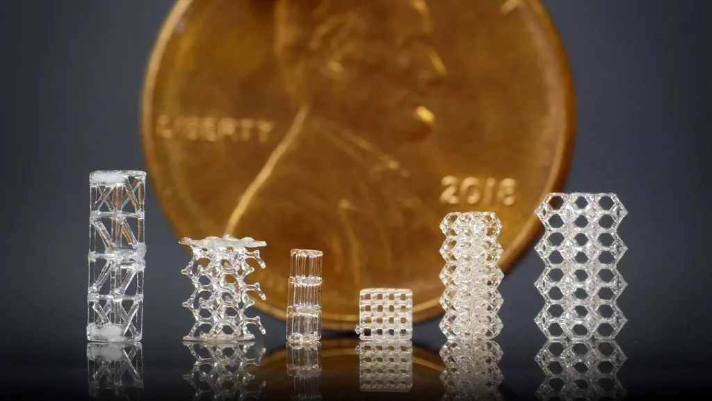 Des treillis en verre imprimés en 3D