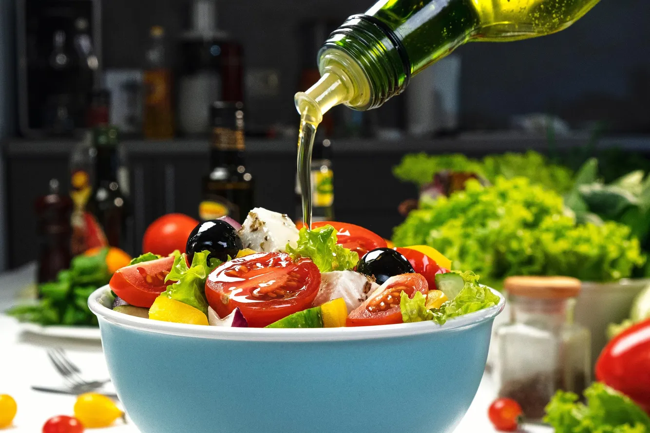 Salade d'huile d'olive