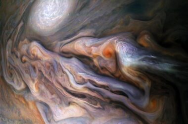 Swirling Clouds in Jupiter’s Dynamic North North Temperate Belt