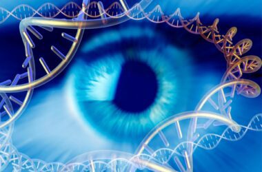 Eye DNA Genetics Concept