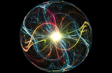 Plasma Particle Physics Art Concept