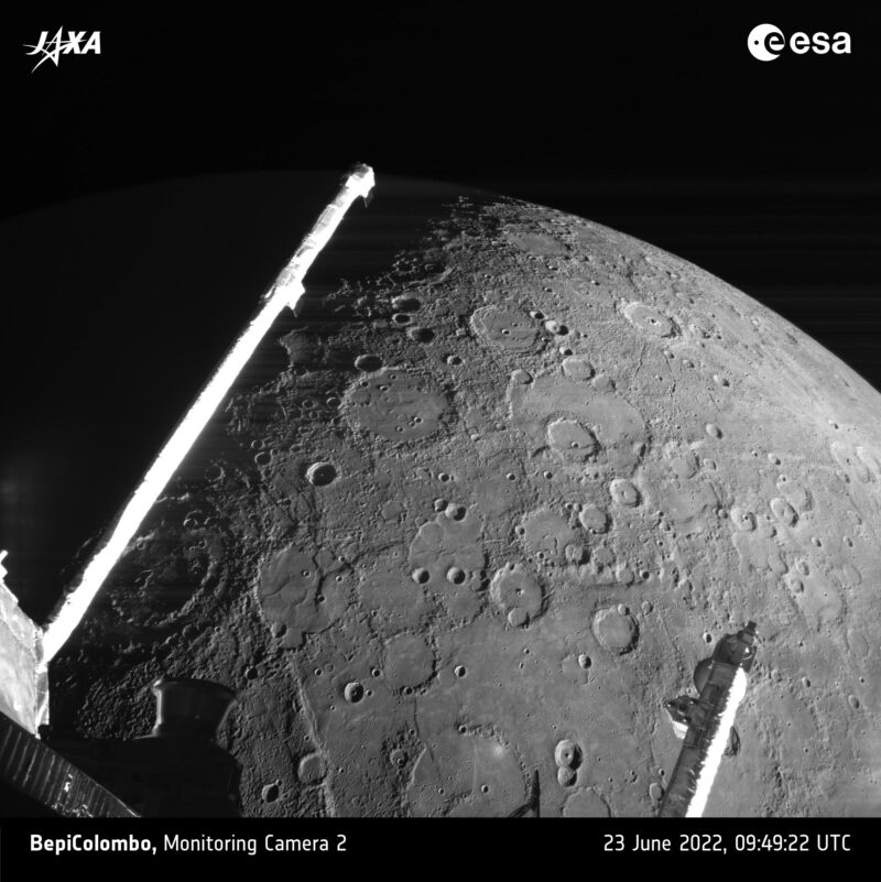 BepiColombo Search for Volcanoes