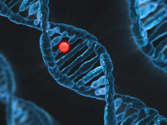 Génétique Cancer Mutation de l'ADN Illustration