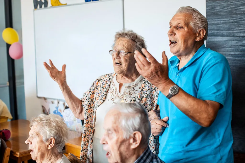 Le chant pour les personnes âgées