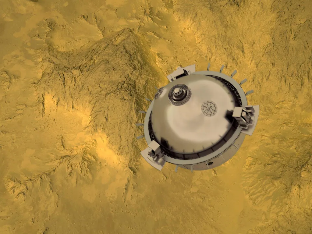 La sonde DAVINCI près de la surface de Vénus