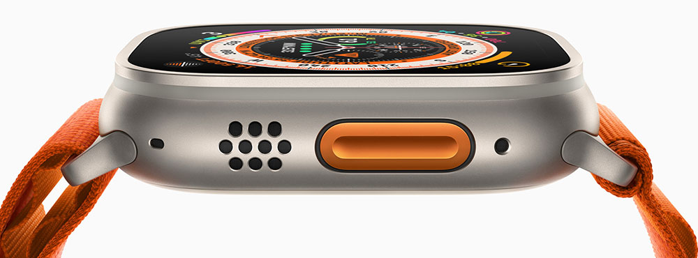 Apple Watch Ultra programmable Bouton d'action