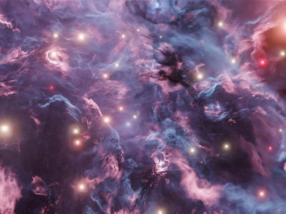 La transition de phase dans l'Univers primordial modifie la force de l'interaction entre la matière noire et la matière normale. Crédit image : Université d'Adélaïde.