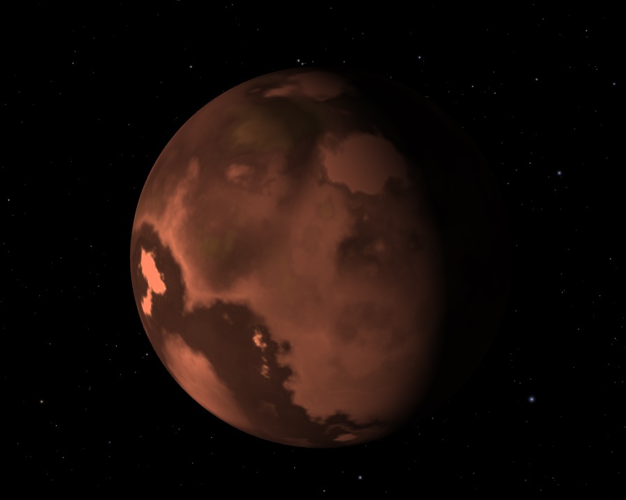 Vue d'artiste de YZ Ceti b, une exoplanète de type terrestre en orbite autour d'une étoile de type M. Sa masse est de 0,7 Terre. Les scientifiques ont peut-être trouvé un moyen de détecter une éventuelle magnétosphère autour de lui. Avec l'aimable autorisation de la NASA Exoplanet Exploration.