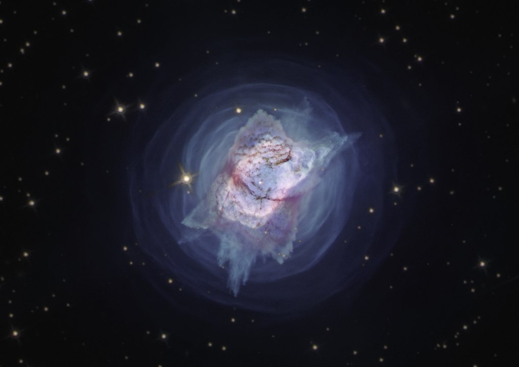 Cette image du télescope spatial Hubble de la NASA/ESA représente NGC 7027, ou la nébuleuse "Jewel Bug". L